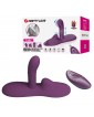 Luka Asiento con Vibrador con Finger Efecto Calor y Bolas Rotadoras