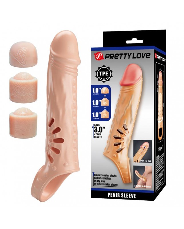 Funda para el Pene con Extensores