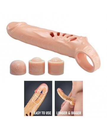 Funda para el Pene con Extensores