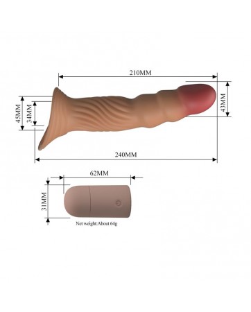 Funda para el Pene con Vibracion