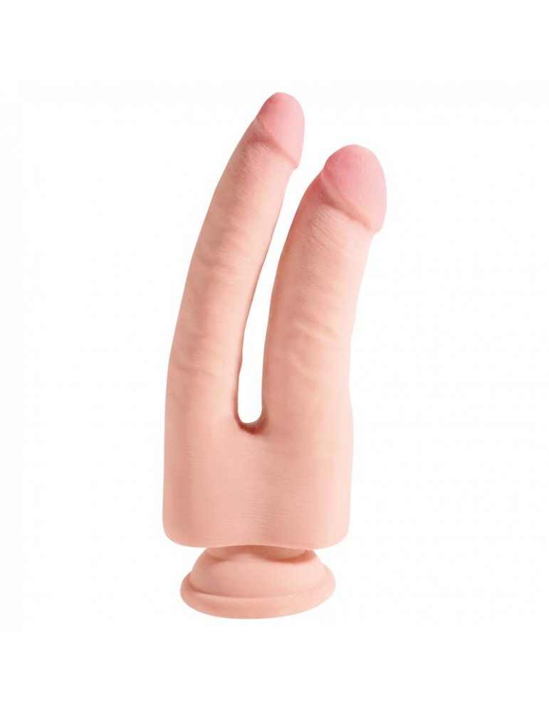 Dildo Doble Penetracion Triple Densidad Plus 95 Natural