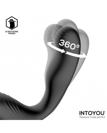 Bruce Masajeador Prostatico 360º y Doble Anillo con Vibracion