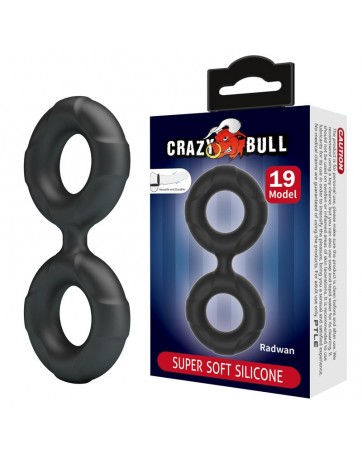 Radwan Anillo para el Pene Doble Silicona Mod 19