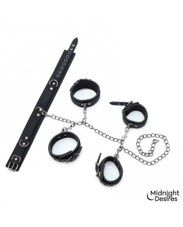 Set de Restricciones con Collar y Esposas