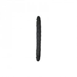 Dildo Doble Flexible Negro 40 cm