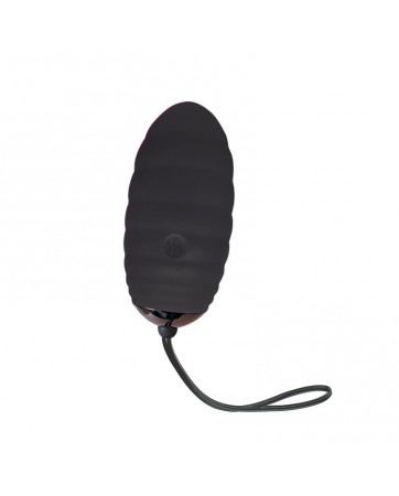 Huevo Vibrador Ocean Breeze 20 con Control Remoto Negro