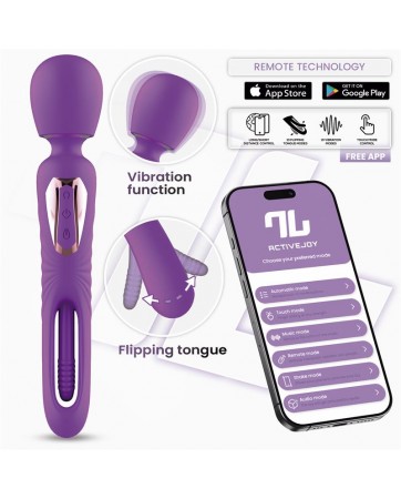 Salma Masajeador con Flipping Tongue y Vibracion con App