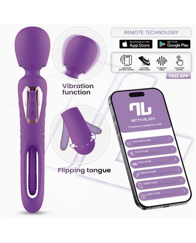 Salma Masajeador con Flipping Tongue y Vibracion con App