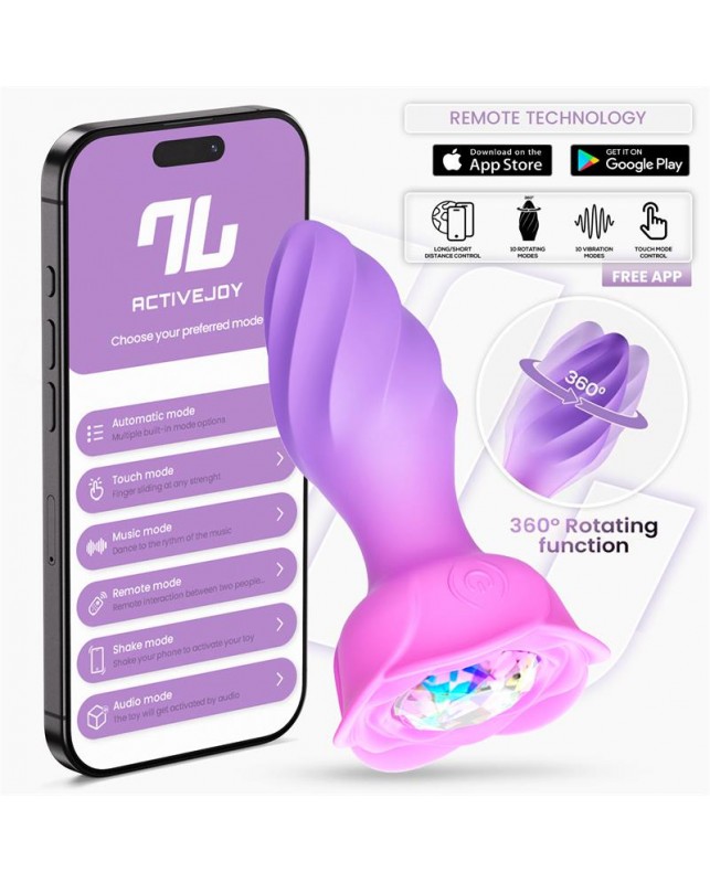 Moxy Plug Anal con Rotacion 360º con App