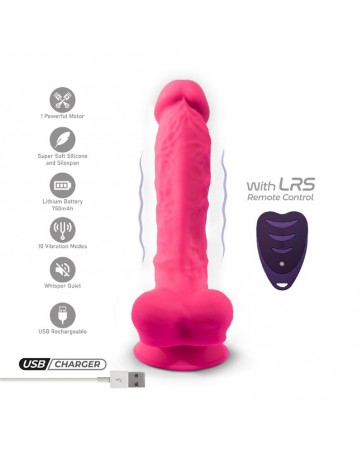 Dildo Dual Density con vibracion Mod 1 8