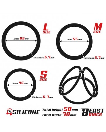 Anillo Triple Silicona