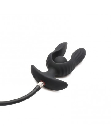 Dark Pearl Plug Anal con Inflado y Vibracion con Control Remoto