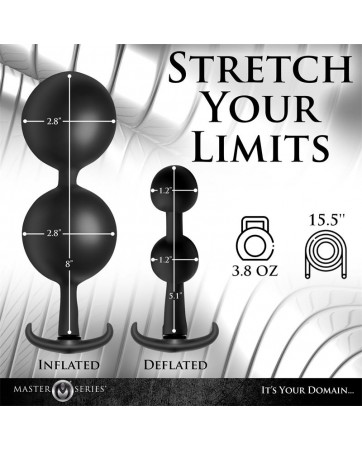 Ass Rattler Bolas Anales con Inflado y Peso