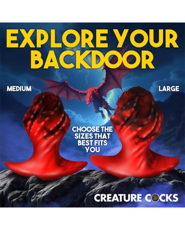 Dragonspawn Plug Anal Silicona Talla L