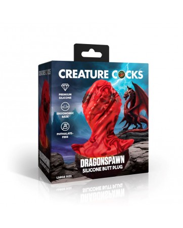 Dragonspawn Plug Anal Silicona Talla L