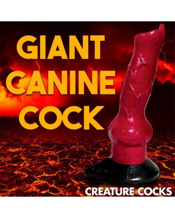 Hell Hound Dildo Silicona 19 cm 75