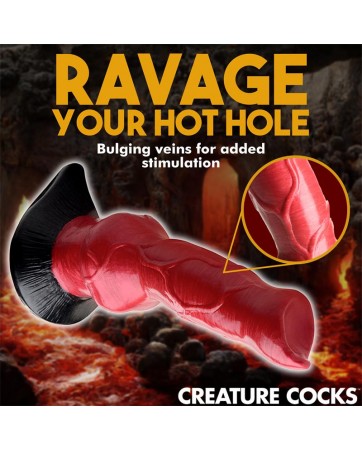 Hell Hound Dildo Silicona 19 cm 75