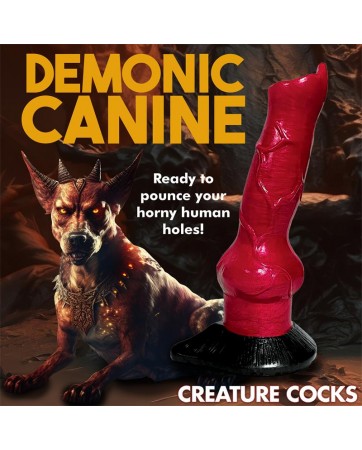 Hell Hound Dildo Silicona 19 cm 75