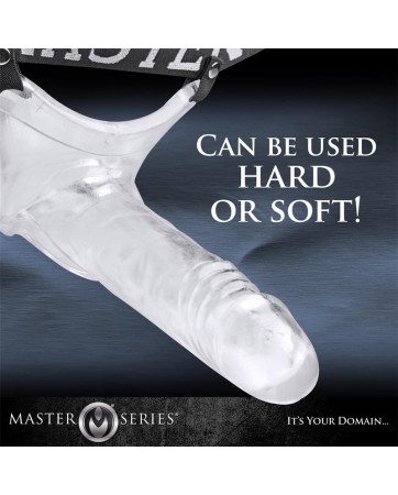 Grand Mamba XL Suspensorio con Dildo Hueco Transparente