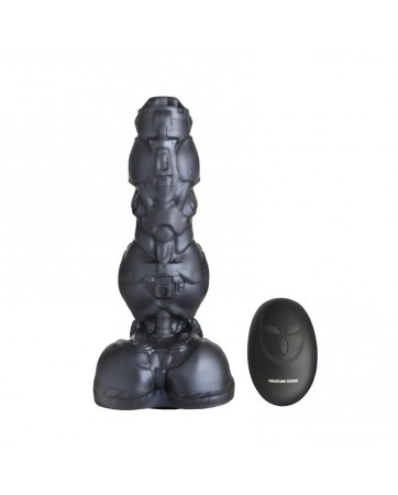 Cyborg Cock Dildo Metal con Thrusting y Vibracion