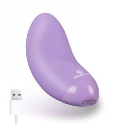 Patty Mini Masajeador Silicona USB Purpura