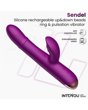 Sendel Vibrador con Anillo de Bolas Internas Up and Down y Pulsacion con App