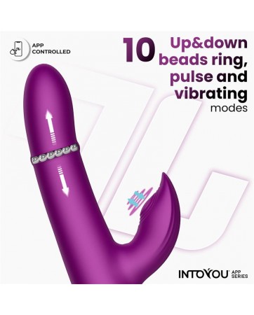 Sendel Vibrador con Anillo de Bolas Internas Up and Down y Pulsacion con App