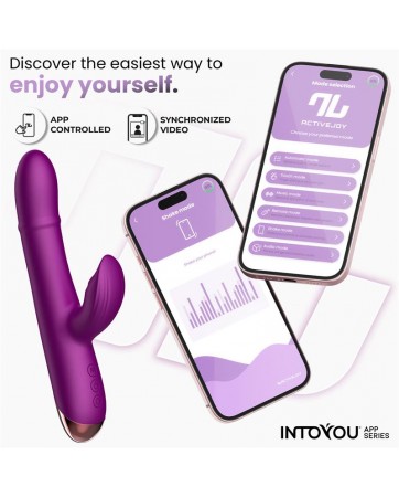 Sendel Vibrador con Anillo de Bolas Internas Up and Down y Pulsacion con App