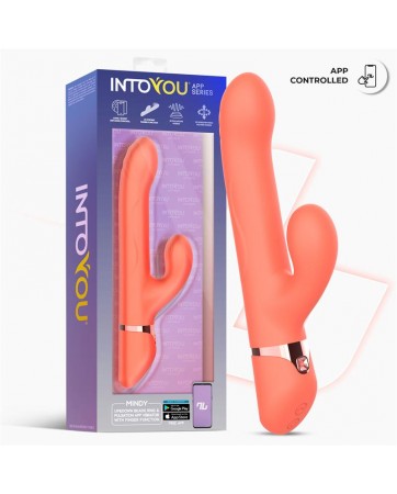 Mindy Vibrador con Anillo de Bolas Up and Down Finger y Pulsacion con APP