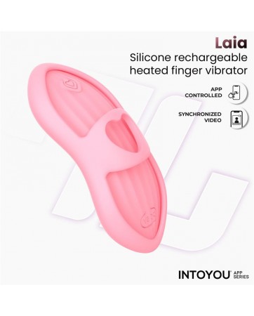 Laia Estimulador de Dedo con Calor y Funda con APP Rosa