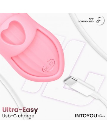 Laia Estimulador de Dedo con Calor y Funda con APP Rosa