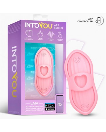 Laia Estimulador de Dedo con Calor y Funda con APP Rosa