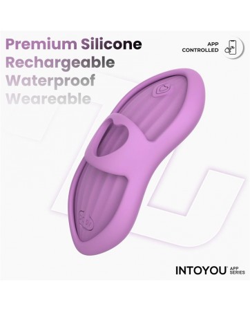 Laia Estimulador de Dedo con Calor y Funda con APP Lavanda