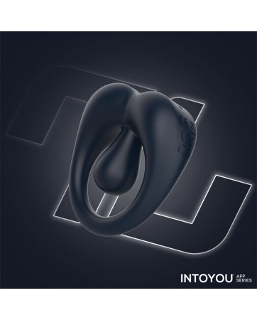 Kenny Anillo Vibrador con Estimulador de Clitoris y APP Azul Noche