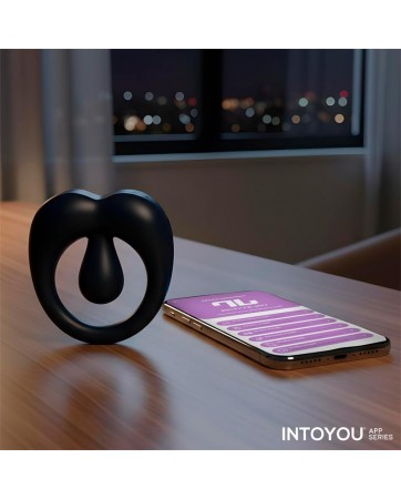 Kenny Anillo Vibrador con Estimulador de Clitoris y APP Azul Noche