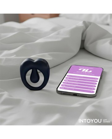 Kenny Anillo Vibrador con Estimulador de Clitoris y APP Azul Noche