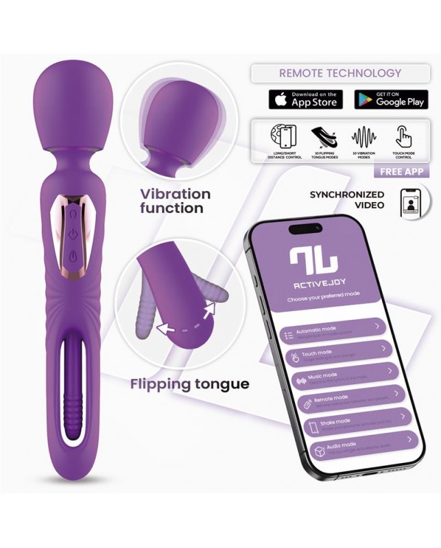 Salma Masajeador con Flipping Tongue y Vibracion con App