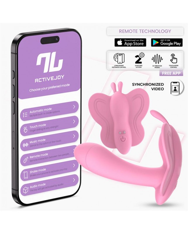 Wingy Estimulador Mariposa con APP Rosa