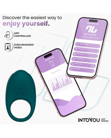 Ringo Anillo Vibrador con APP Unibody Verde