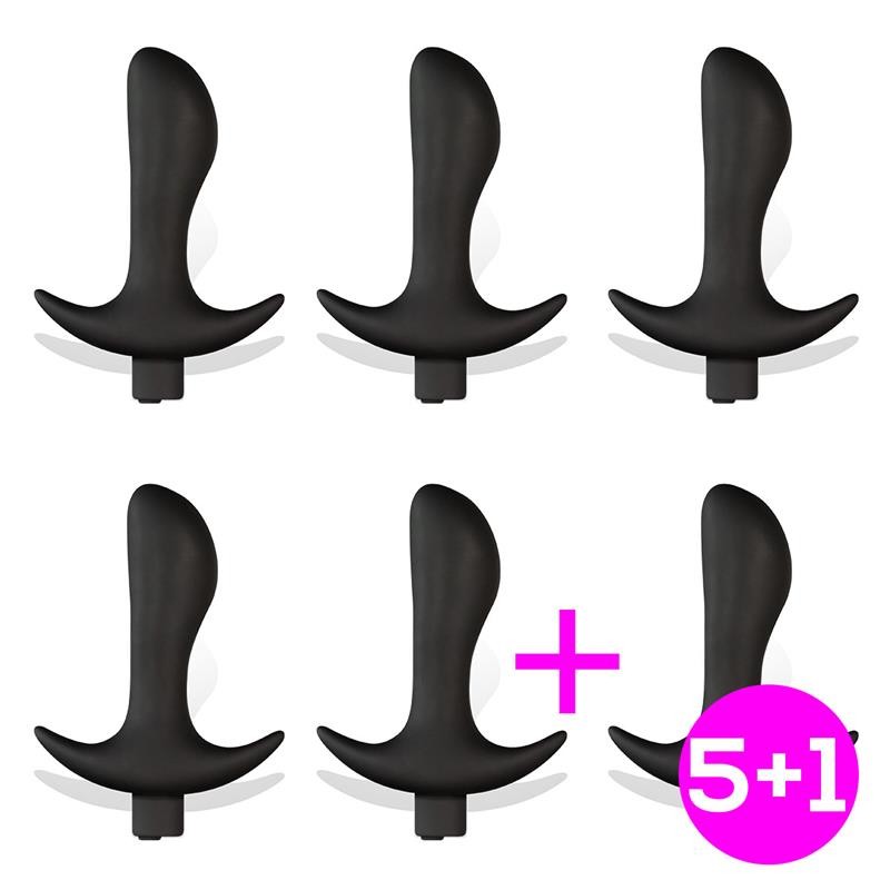 Pack 51 Lever Plug Anal con Vibracion USB Silicona