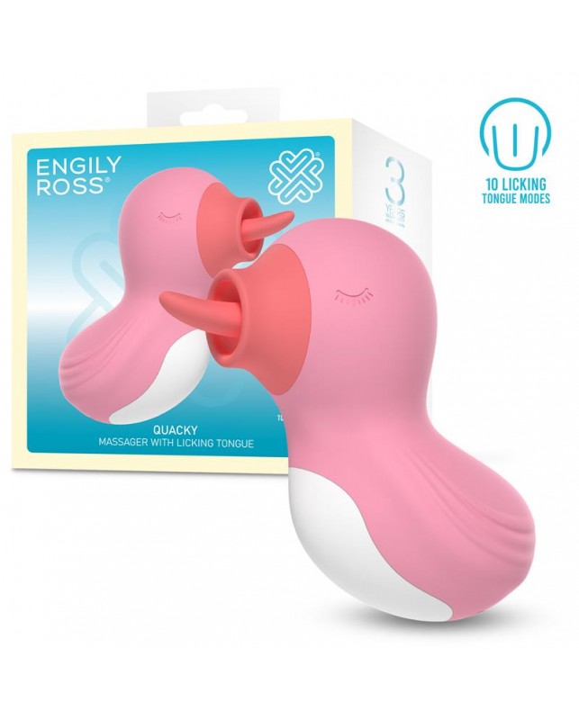 Quacky Masajeador con Lengua Licking