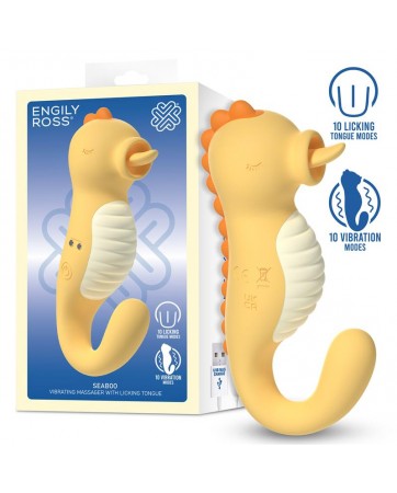 Seaboo Masajeador con Vibracion y Lengua Licking