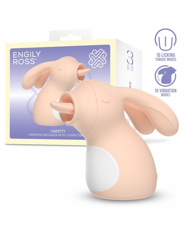 Carotty Masajeador con Vibracion y Licking