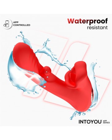 Franky Vibrador con Biting y Bola Rotativa con APP