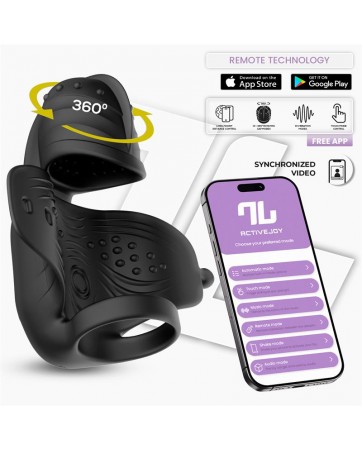 Zonte Masturbador con Rotacion y Vibracion con App