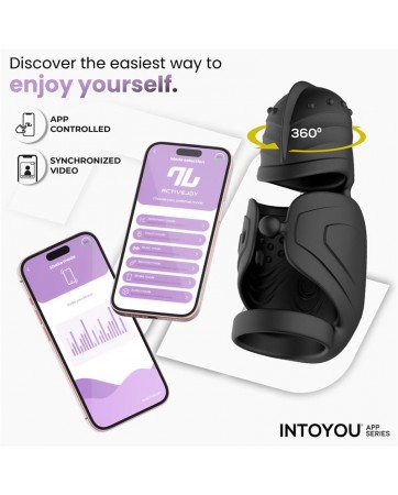 Zonte Masturbador con Rotacion y Vibracion con App