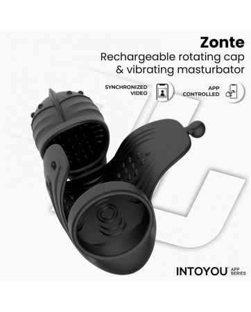 Zonte Masturbador con Rotacion y Vibracion con App