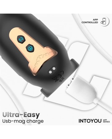 Zonte Masturbador con Rotacion y Vibracion con App