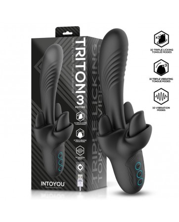 Triton Vibrador Triple Lengua