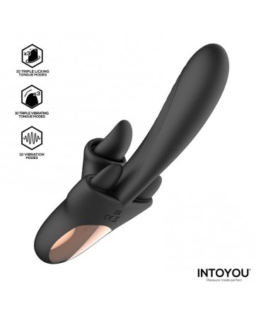 Triton Vibrador Triple Lengua